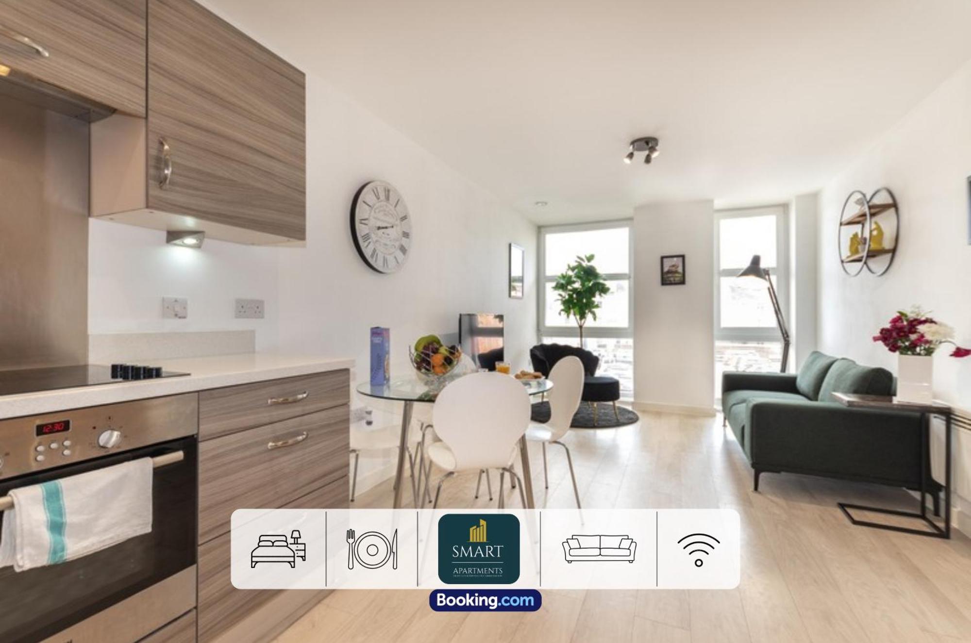 Spacious City Center Apartment By Smart Apartments Short Lets & Serviced Accommodation Apartment Southampton With Free Wifi Экстерьер фото